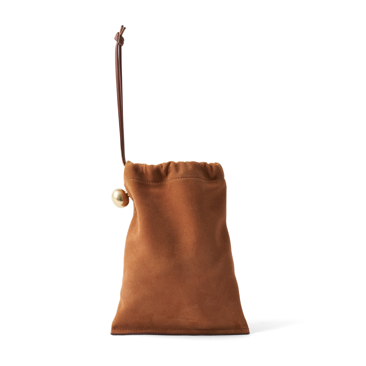 BRATON - BRASS BALL DRAWSTRING BAG