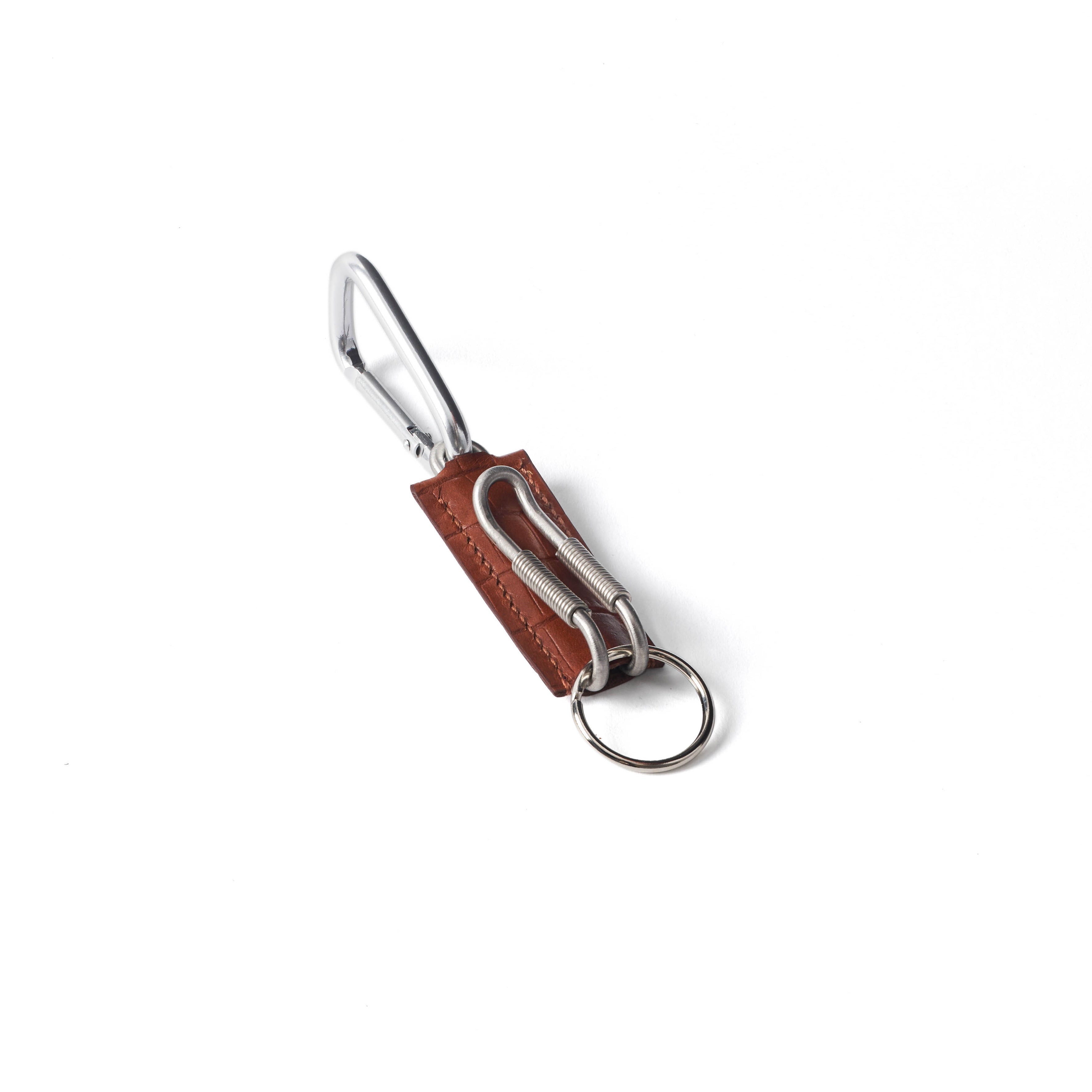 CLIX - SPRING CLIP KEY HOLDER | CROCO GRAIN