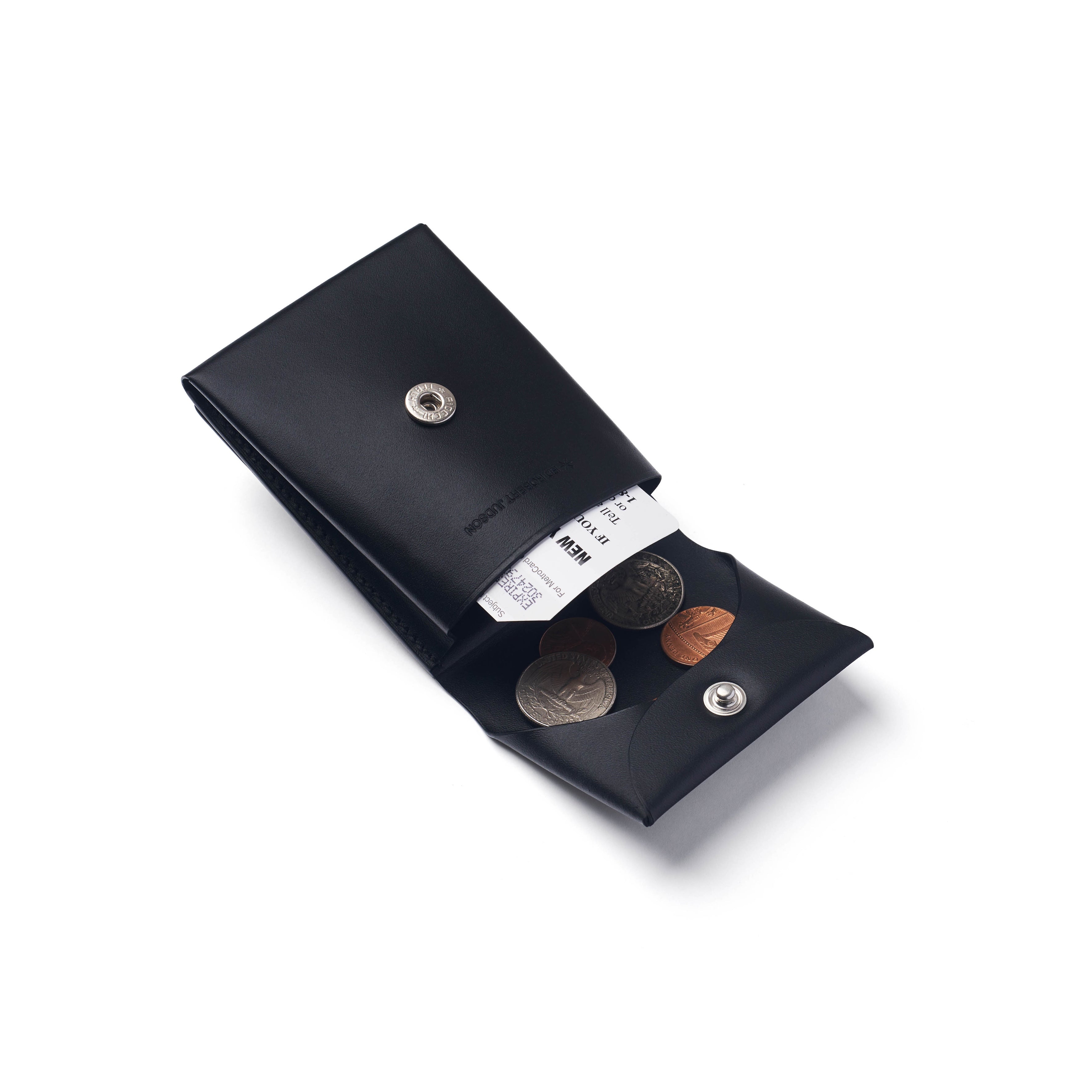 HUGHES - COIL SPRING MONEY CLIP & COIN CASE