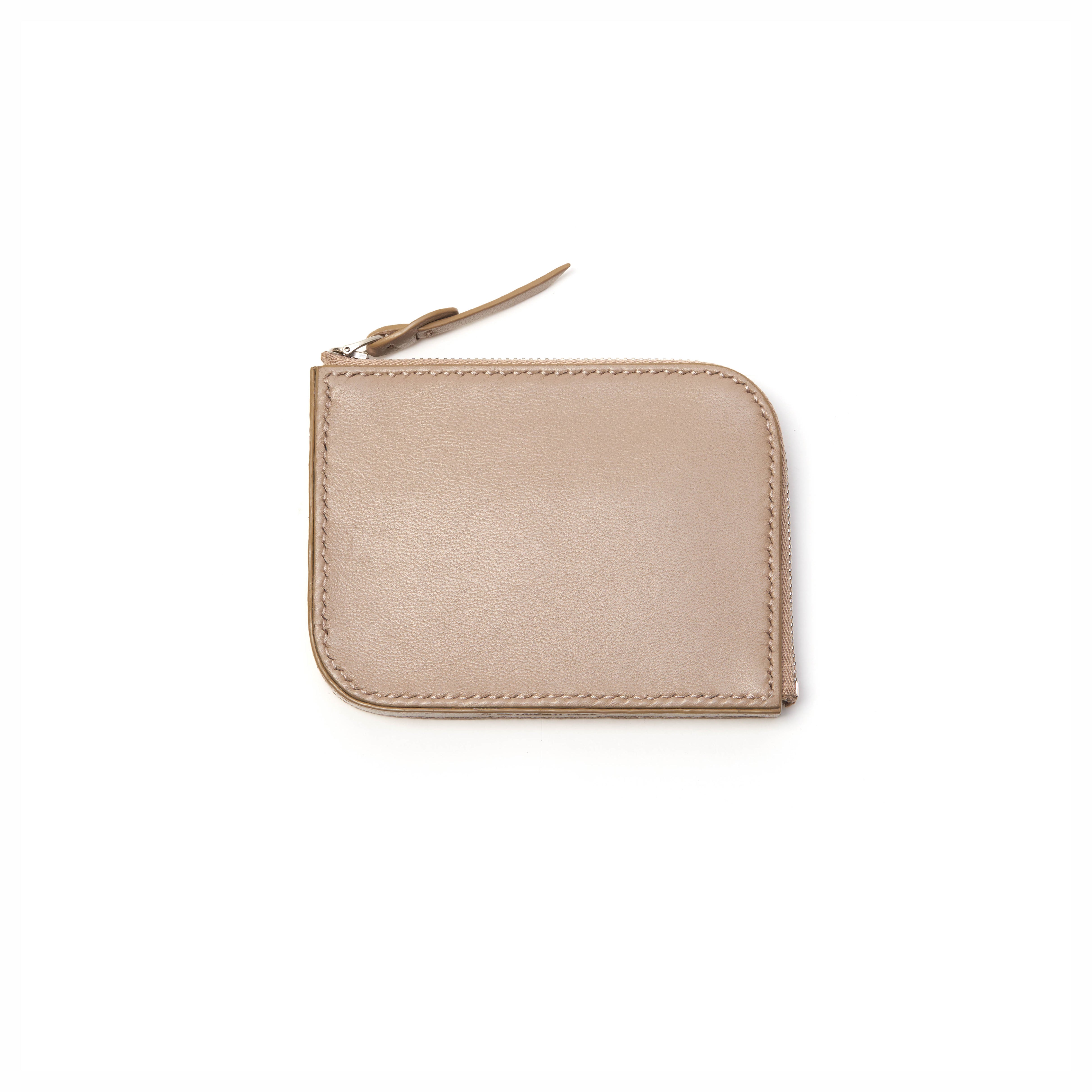 BUCKS - BOX STITCH L-ZIP PURSE