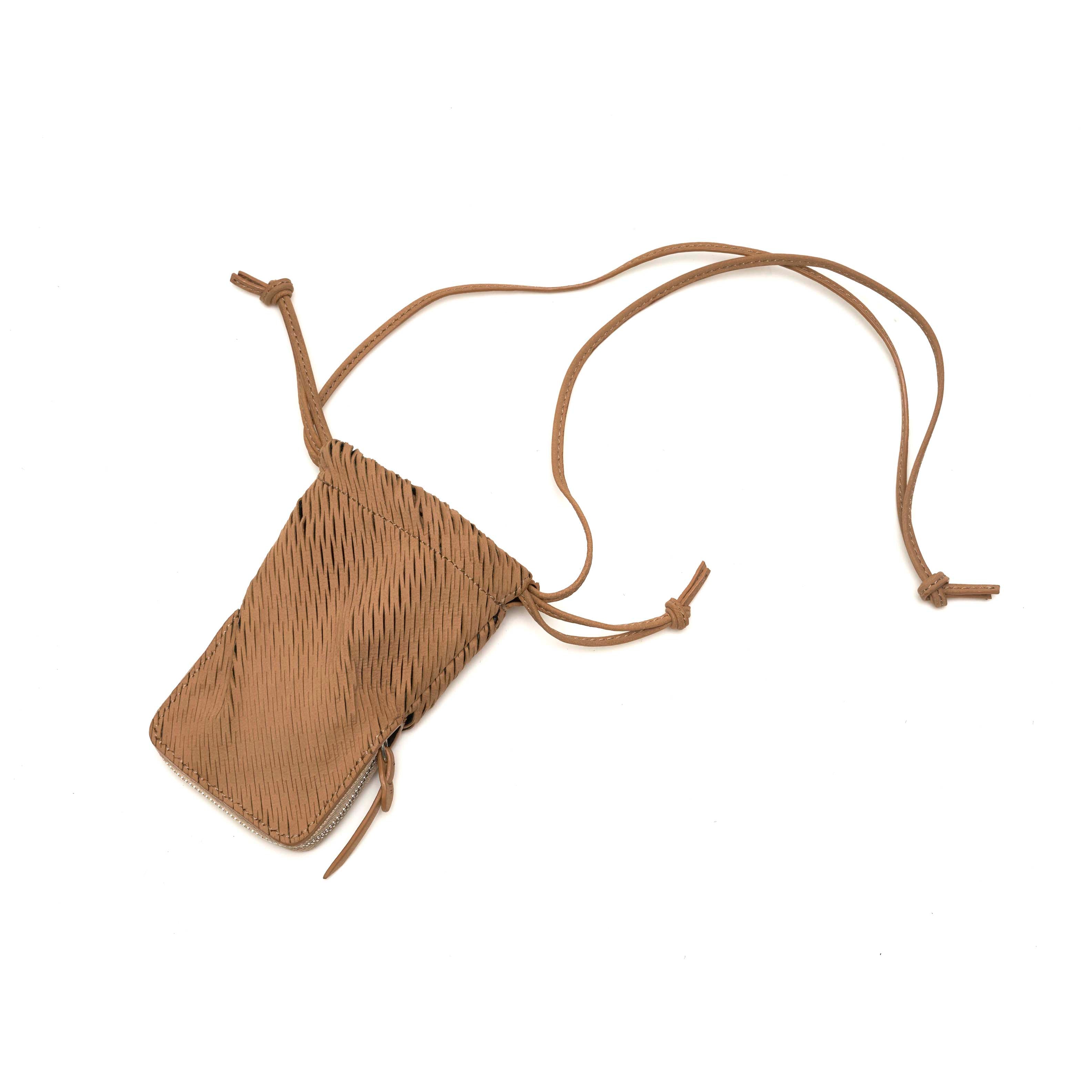 CABO - DRAWSTRING NECK PURSE MESH