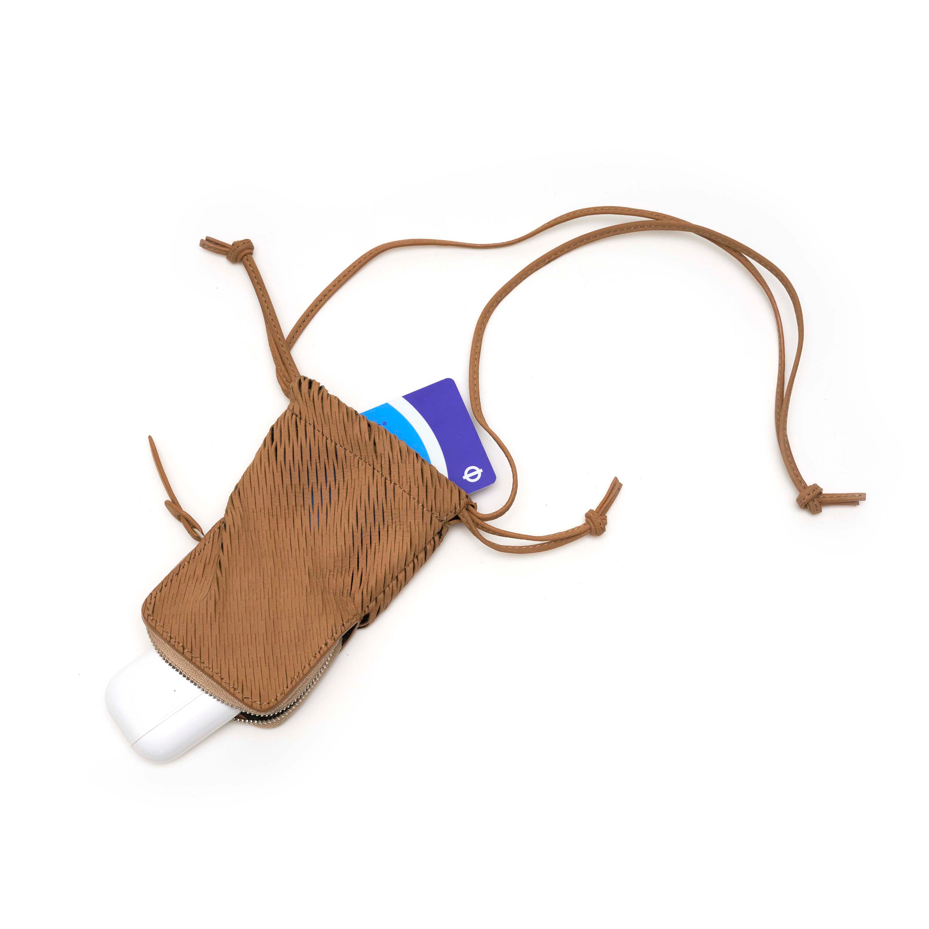 CABO - DRAWSTRING NECK PURSE MESH