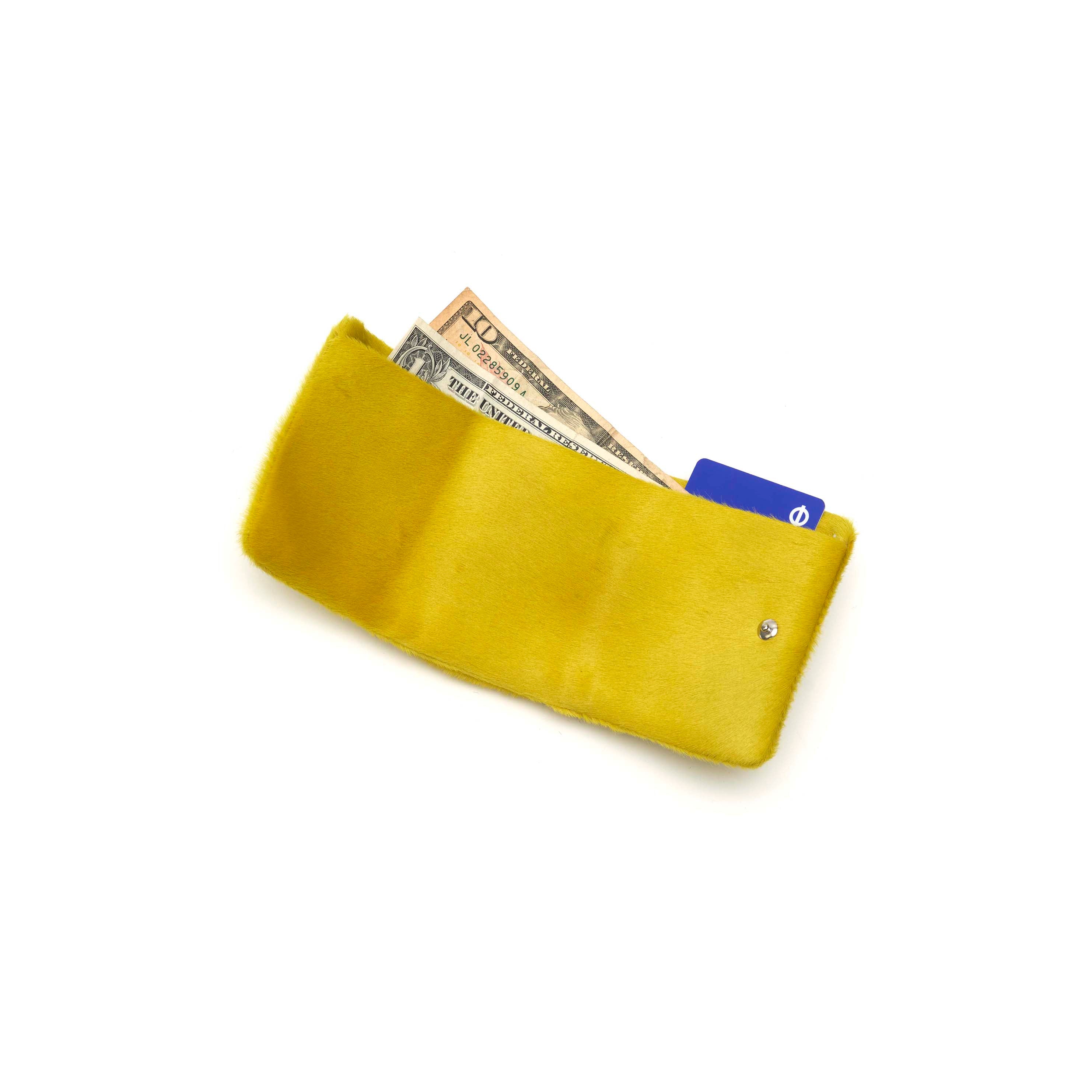 ODD - FRAME TRIFOLD WALLET | HAIR CALF LEATHER
