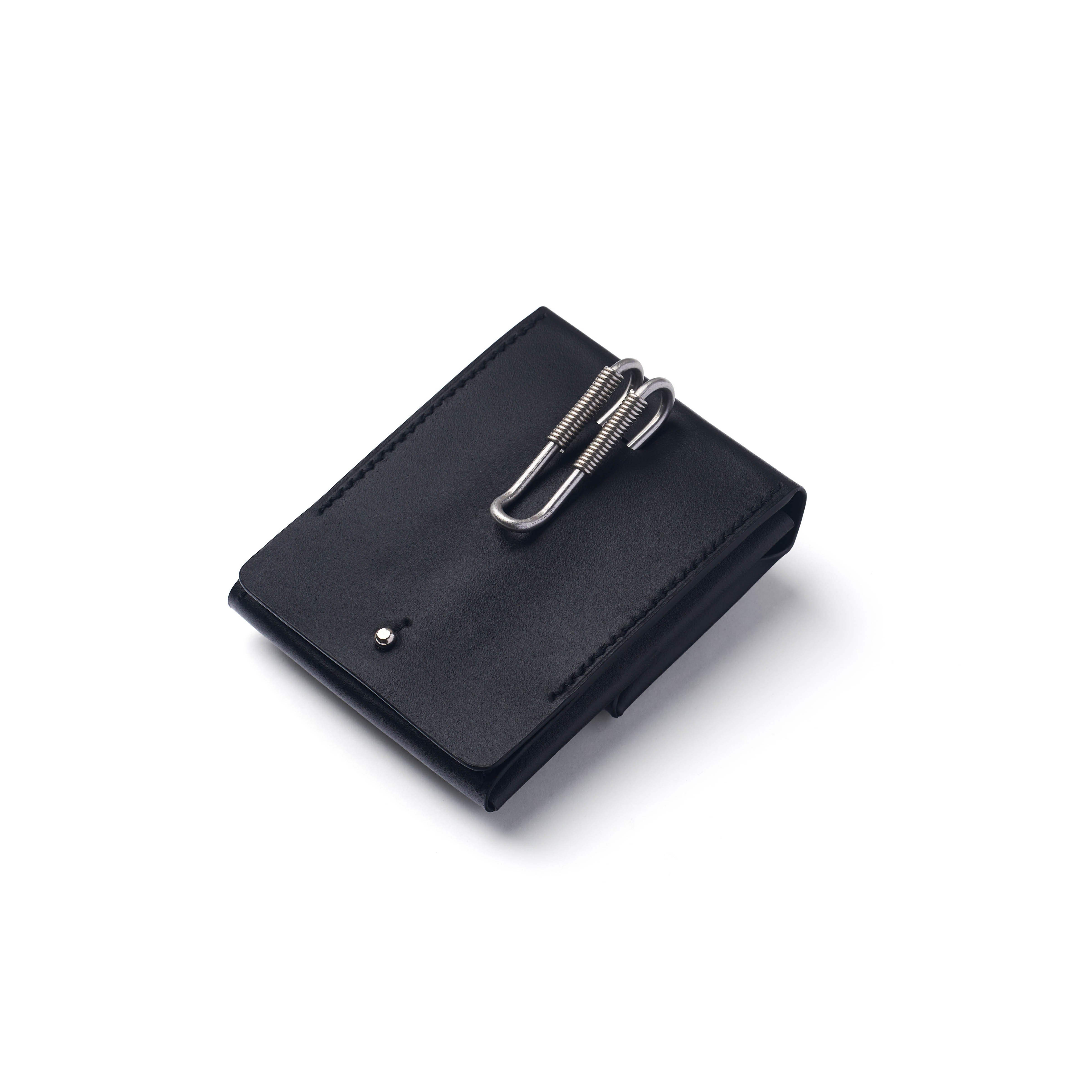 HUGHES - COIL SPRING MONEY CLIP & COIN CASE