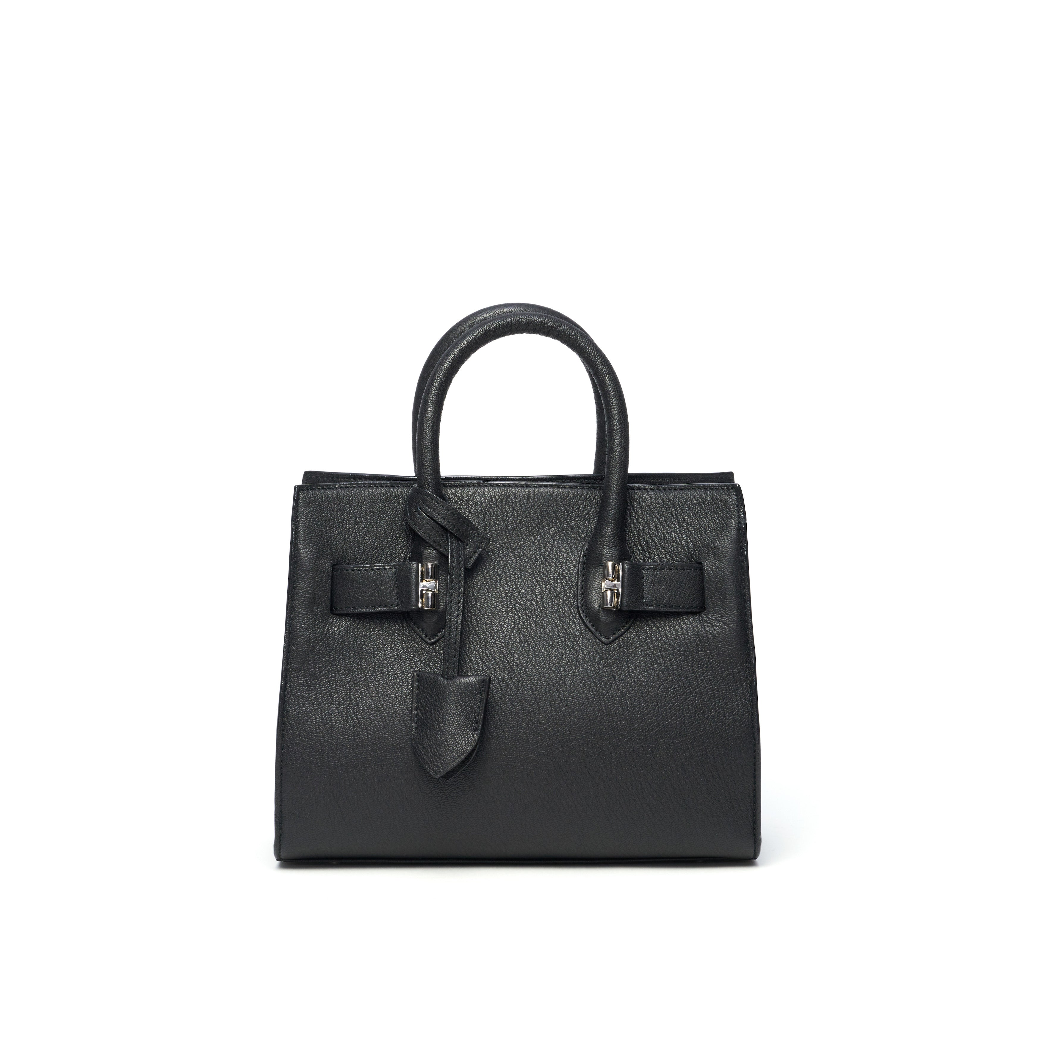 LAYTON - DOOR CATCH MINI HAND BAG / EMBOSSED LEATHER